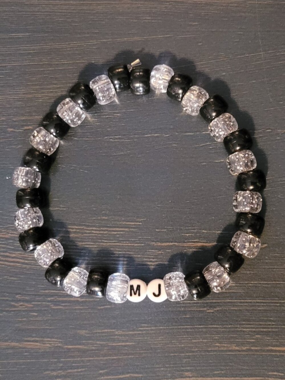 Michael Jackson MJ Bead Bracelet
